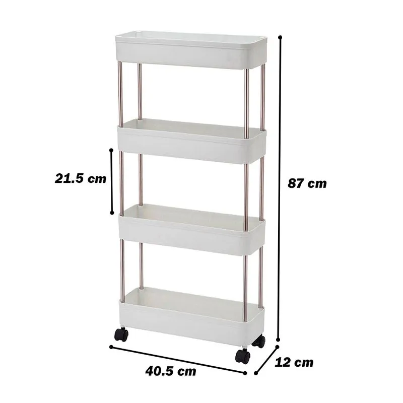 Carrito Organizador De 4 Niveles Para Cocina/baño