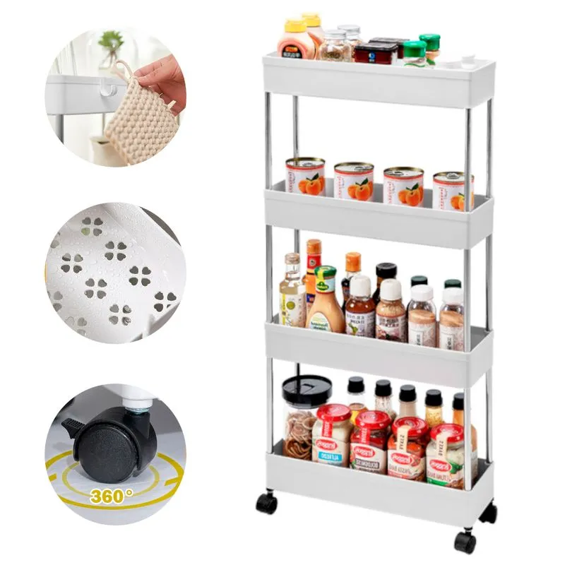 Carrito Organizador De 4 Niveles Para Cocina/baño
