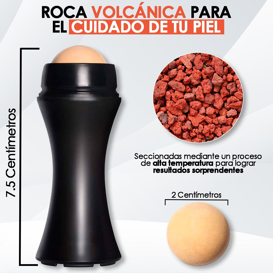 VolcanicSkin® - Rodillo Facial Volcánico QUITA GRASA