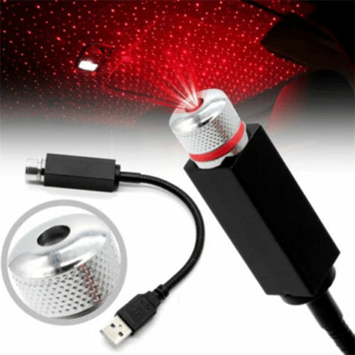 Proyector de Estrellas LED USB Star Night (Rojo)