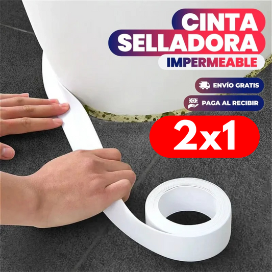 Cinta Selladora de PVC Impermeable 2x1 - 3,20m x 3cm